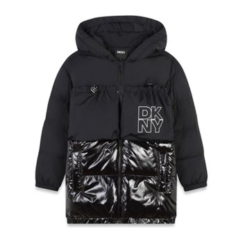 [해외배송] 디케이엔와이 주니어 후드 엘라스틱 커프스 패딩 재킷 D60234K 09B