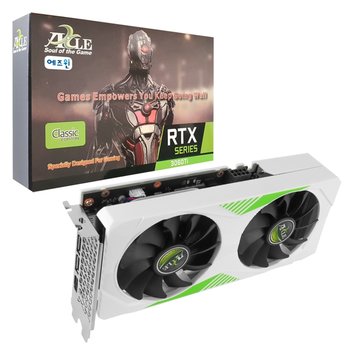 액슬 지포스 RTX 3060 Ti D6 8GB White 에즈윈 (엔비디아 컴퓨터 그래픽카드)