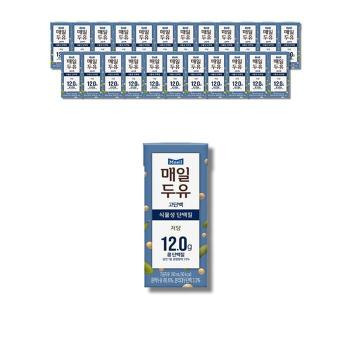매일두유 고단백 플레인 190ml 24개 2박스 (S51563435)