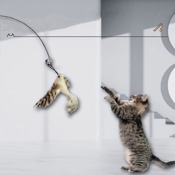 고품질 리필 장난감 버드 플라잉 고양이낚시대 고양이용품 리필...