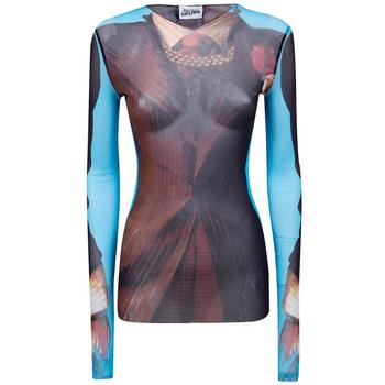 [해외] 26SS 장 폴 고티에 긴팔 티셔츠 26 01 W TO458 M027P 90 MULTICOLOR