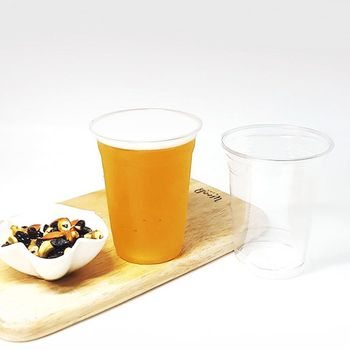 맥주 쥬스컵 맥주컵 투명 컵 일회용 편의점
