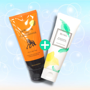 민감러도 안심 세안2종(참존 마유 폼클렌저150ml+뷰니오 쌀 필링젤120ml) 트러블안녕