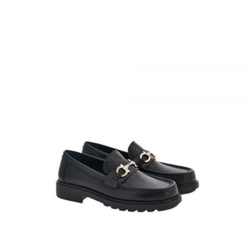SALVATORE FERRAGAMO 페라가모 남성 로퍼 (발볼 EEE) DUGLAS NERO 0768108 3569300