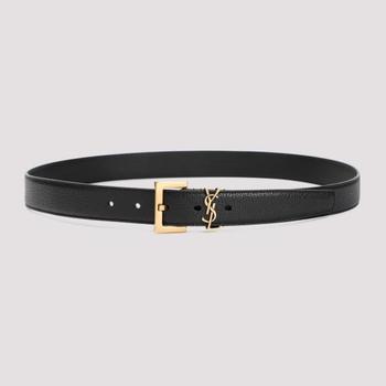 [해외] 26FW 생로랑 모노그램 벨트 634440 DTI0W 1000 NERO