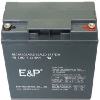 이앤피 KB12180 (12V 18AH) 소형완구 대형완구 UPS 산업용 배터리 축전지 정류기용 수배전반용