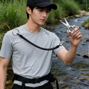 스프링 고리 낚시 등산용 캠핑 여행 스타일 데일리 용품 아이템 1m