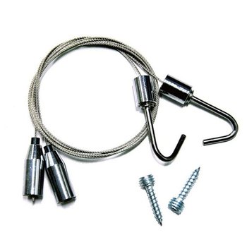 CW05 와이어줄 J고리형 천장고리와이어줄 천장고리와이어줄 액자걸이 미술품 천장고정걸이