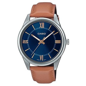 CASIO 카시오 MTP-V005L-2B5 남성시계 가죽 손목시계