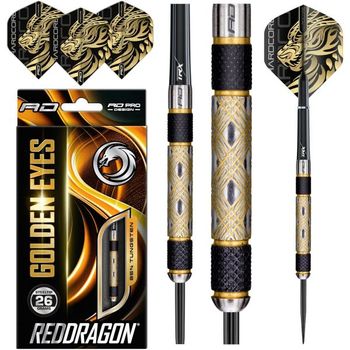 [해외] 영국 레드드래곤 다트핀 다트 RED DRAGON Golden Eyes 22g 24g 26g 28g 30g or 32g Tungsten Dar