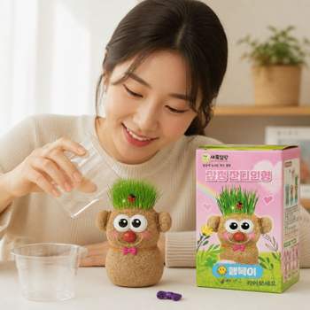 표정 잔디인형 감정 얼굴 씨앗 심기 1p