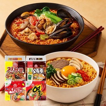 오뚜기 라면 맵부심 세트 총 19개입 (진라면 매운맛 5 + 열라면 5 + ...