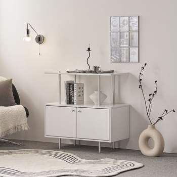 F41701 모듈 3단 수납 선반장 800