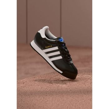 [해외] adidas 아디다스 오리지널스 사모아 유니섹스 - 운동화 기본 검정/신발 흰색/금색 금속 7512242
