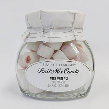 (국산 럭셔리 수제캔디)후레쉬민트향 캔디 90g 산딸기모양 일일이 수작업 장인정 (S40169748)