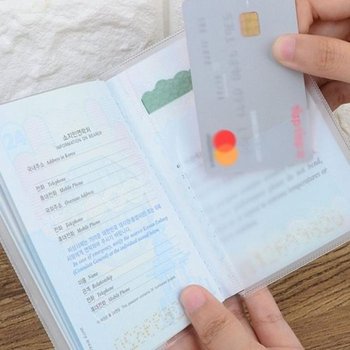 여행 여권케이스 지갑 파우치 신분증 카드 보관 (44mUY)