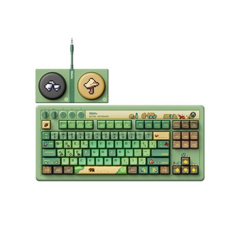 [해외] 8Bitdo Retro 87 포레스트 XBOX 에디션 3모드 연결 기계식 무선 핫스왑 블루투스 키보드