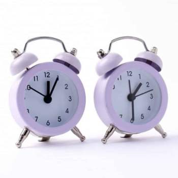 소품시계 YSR405D1 시끄러운알람시계 해머벨 탁상시계 2p