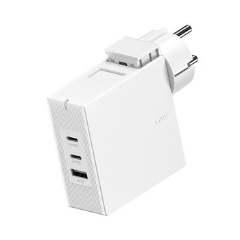 USB PD 100W 여행용 접지 멀티 초고속충전기 GT110 화이트