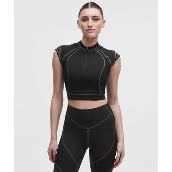 Everlux 패널드 숏슬리브 *SOTM - BLK