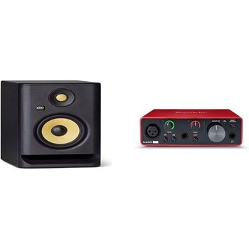[해외] 독일 포커스라이트 스칼렛 솔로 1881845 KRK Systems Rokit RP5 G4 Active Monitor Speaker 12.7