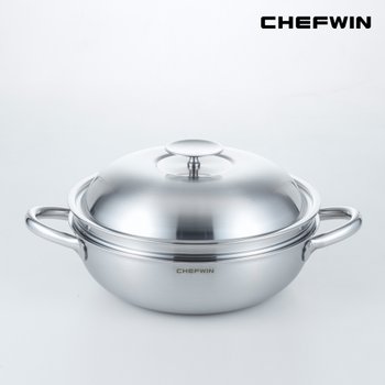 쉐프윈 316STS 통5중 28cm 파티웍