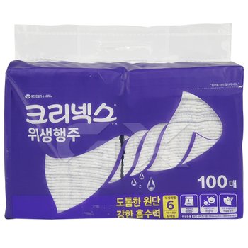 크리넥스 위생행주 100매 빨아쓰는키친타올