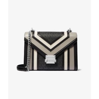 마이클코어스 WHITNEY 칼라 블록 플랩 체인 숄더 미디엄 - 블랙 계열 10151611