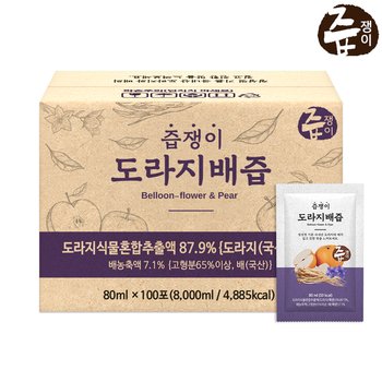 즙쟁이 도라지배즙 100포 실속구성