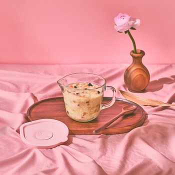 (본사)글라스락 렌지쿡 캔디핑크 죽용기