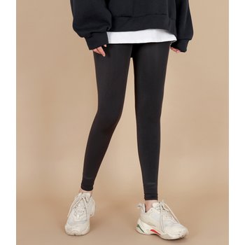 퍼스트클로 2매 겨울필수템 여자라떼이중 심리스 밍크융털레깅스_A002