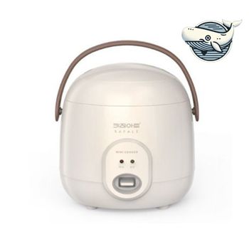 아기 전기 밥솥 소형 미니쿠커 크림 주방 필수 전기밥솥 자취용전기밥솥 1-2인용전기밥솥 밥통