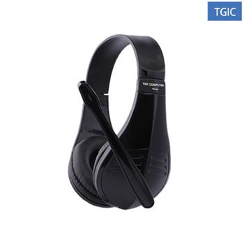 헤드셋 블랙 TGIC 게이밍 TGH-DJ1