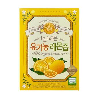 홀베리 1일1레몬 유기농 레몬즙 20g x 14포, 4개 (S51138745)
