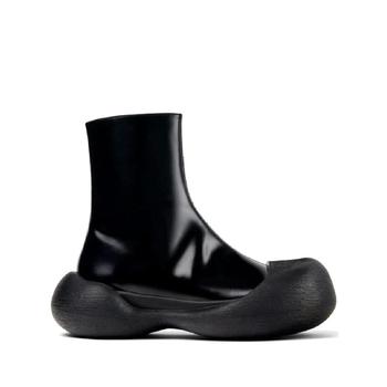 26 SS 캠퍼 랩 카람바 가죽 라운드 토 앵클 부츠 A700019 TP433009881