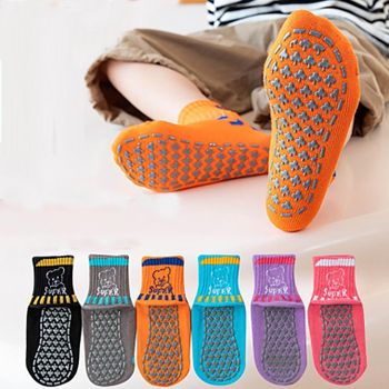 준캡 DD71PN55 아동양말 발바닥전체 곰돌이케어삭스 유아 아동 사계절양말