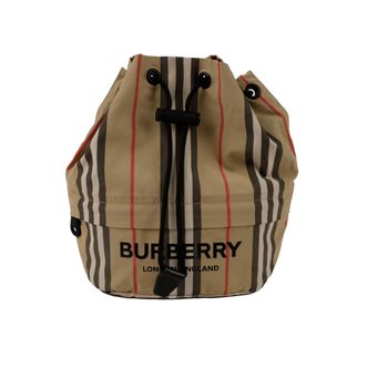 [중고] 버버리 드로스트링 버킷 파우치 베이지 8026737 149508438