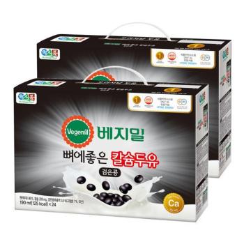 베지밀 뼈에좋은 칼슘 검은콩 두유 190ml 48팩 (S50311071)