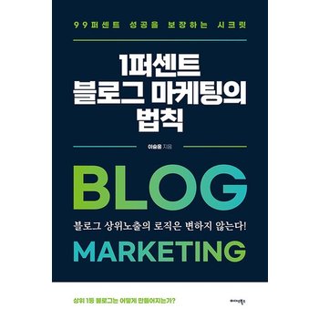 1퍼센트 블로그 마케팅의 법칙 - 99퍼센트 성공을 보장하는 시크릿