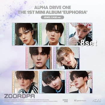 [8종세트] ALPHA DRIVE ONE 알파드라이브원 EUPHORIA 1집 JEWEL CASE