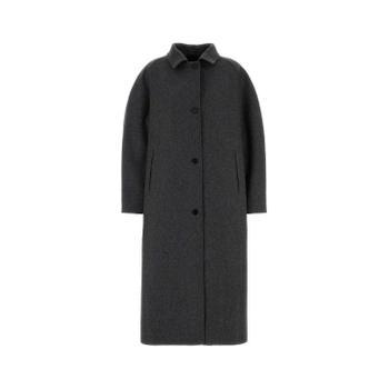 [해외] 질샌더 J03SW0043J40385 023 Dark grey wool blend coat