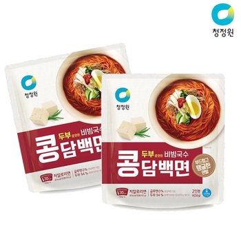 청정원 콩담백면 비빔국수 423.6g x4개