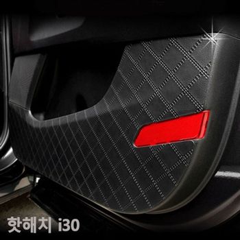 핫해치 VOB831M8 i30 가죽 도어커버 아칸 스크래치방지커버