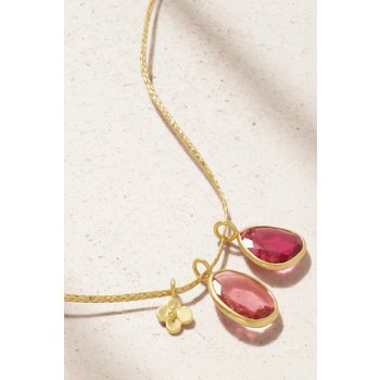 [해외] 피파 스몰 18K 골드 투어말린 목걸이 핑크 1647597336207096