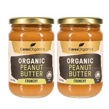 [해외] 세레스 크런치 피넛 버터 땅콩잼 Ceres Crunchy Peanut Butter 300g 2개