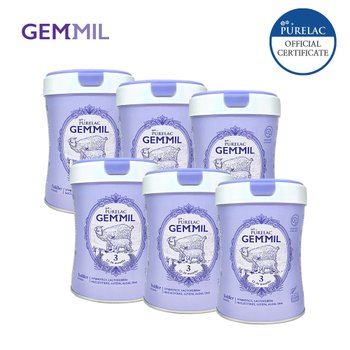 최고급 산양분유 젬밀 3단계 (12-36개월) 750g 6캔