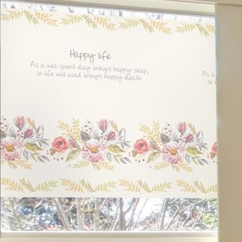 무점착반투명시트_MSC-327_빈티지 뷰티플플라워02(A01_W90xH90cm) (2946459A)