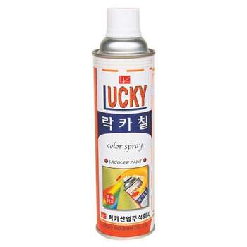 럭키산업 스프레이(락카) 무광투명 40EA