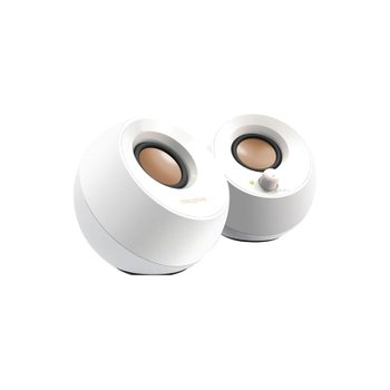 [해외] Creative Pebble - 2.0 USB 데스크탑 스피커, 화이트