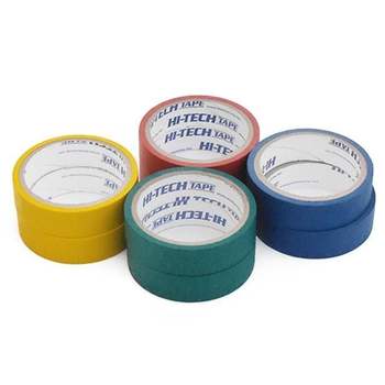 노랑 GS45FX10 빨강 칼라 마스킹 마스킹테이프 구획선 2개입 10개 25mm 테이팩스